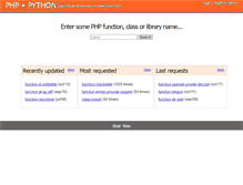 Tablet Screenshot of php2python.com